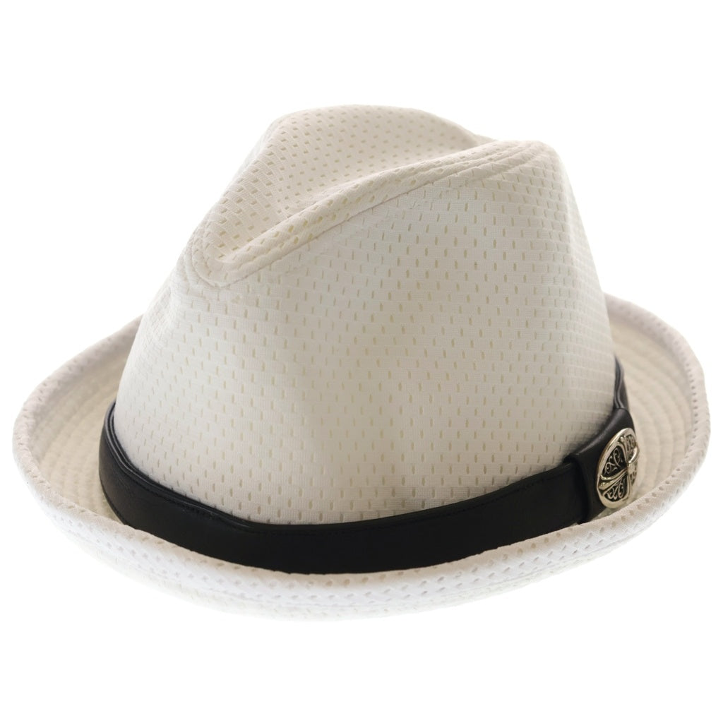 CHROME HEARTS(クロムハーツ) MESH OVAL HAT メッシュ オーバルクロス ハット 帽子 ホワイト