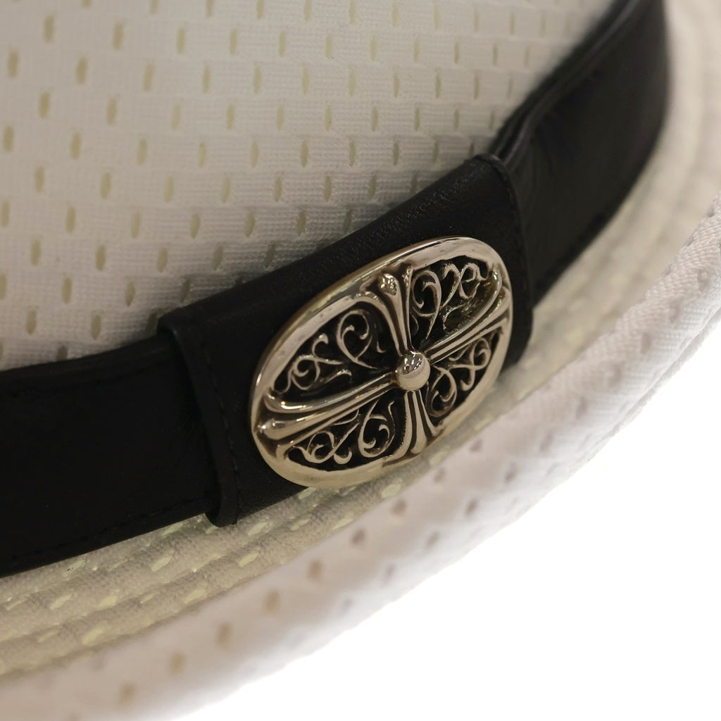 CHROME HEARTS(クロムハーツ) MESH OVAL HAT メッシュ オーバルクロス ハット 帽子 ホワイト
