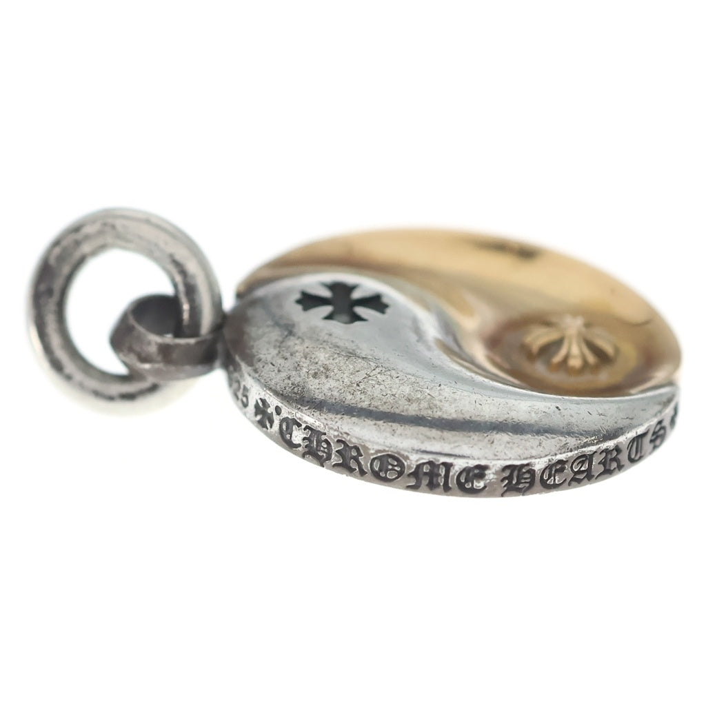 CHROME HEARTS(クロムハーツ) YIN YANG MD インヤンミディアム コンビチャーム ネックレストップ シルバー/ゴールド