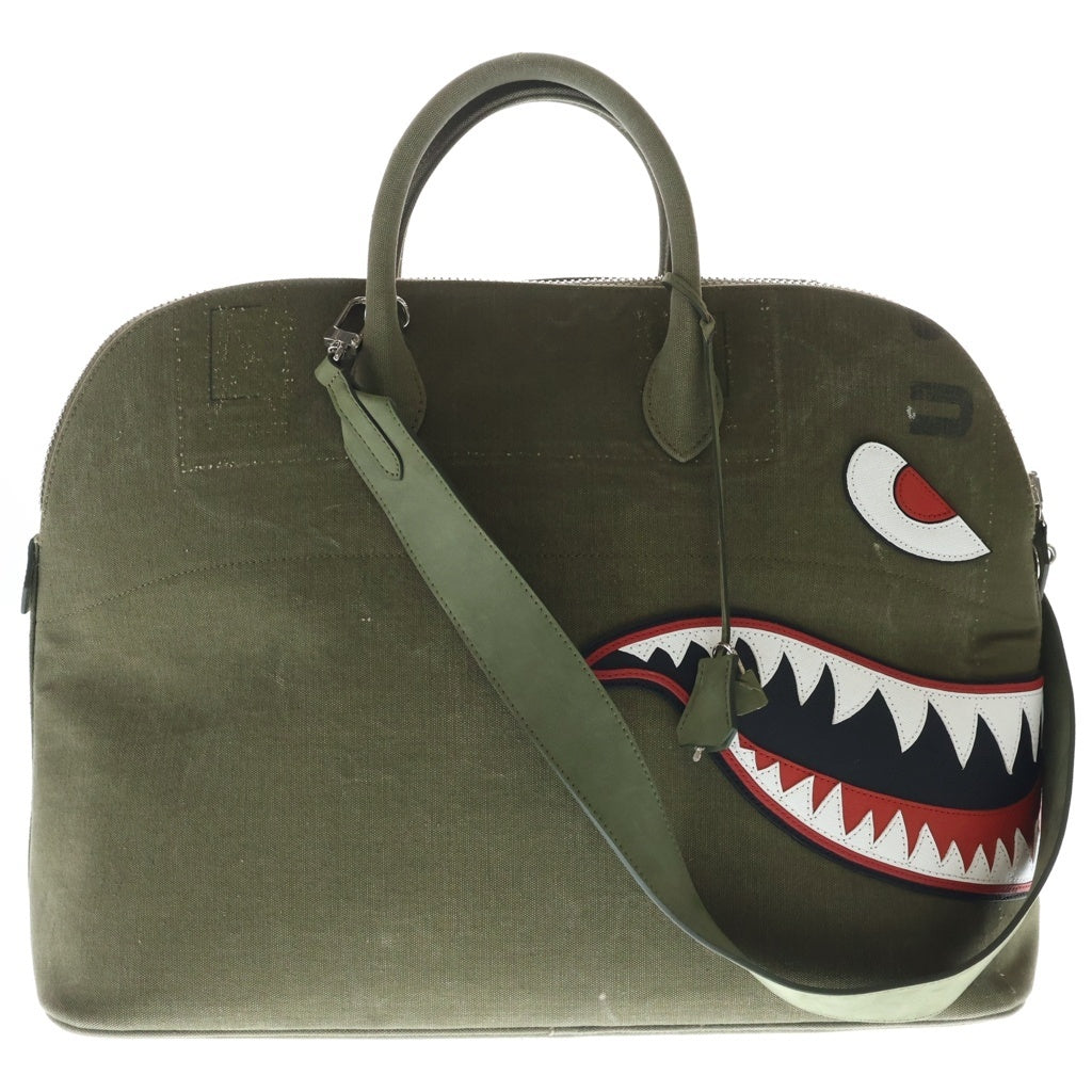 READY MADE レディメイド SHARK DAILY BAG (L) RE-CO-KH-00-01-66 再構築 シャークハンドバッグ カーキ READY MADE(レディメイド) SHARK DAILY BAG (L) RE-CO-KH-00-01-66 再