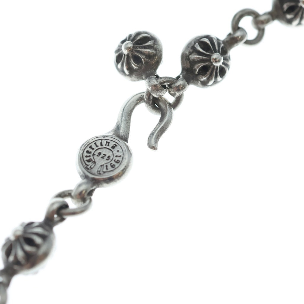 CHROME HEARTS(クロムハーツ) #1 CRSBL CHN FILIG CRS クロスボールチェーン フィリグリークロスXS ネックレス シルバー BCA191