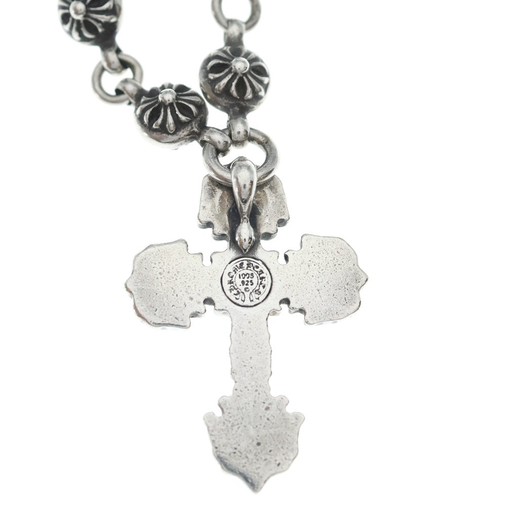 CHROME HEARTS(クロムハーツ) #1 CRSBL CHN FILIG CRS クロスボールチェーン フィリグリークロスXS ネックレス シルバー BCA191