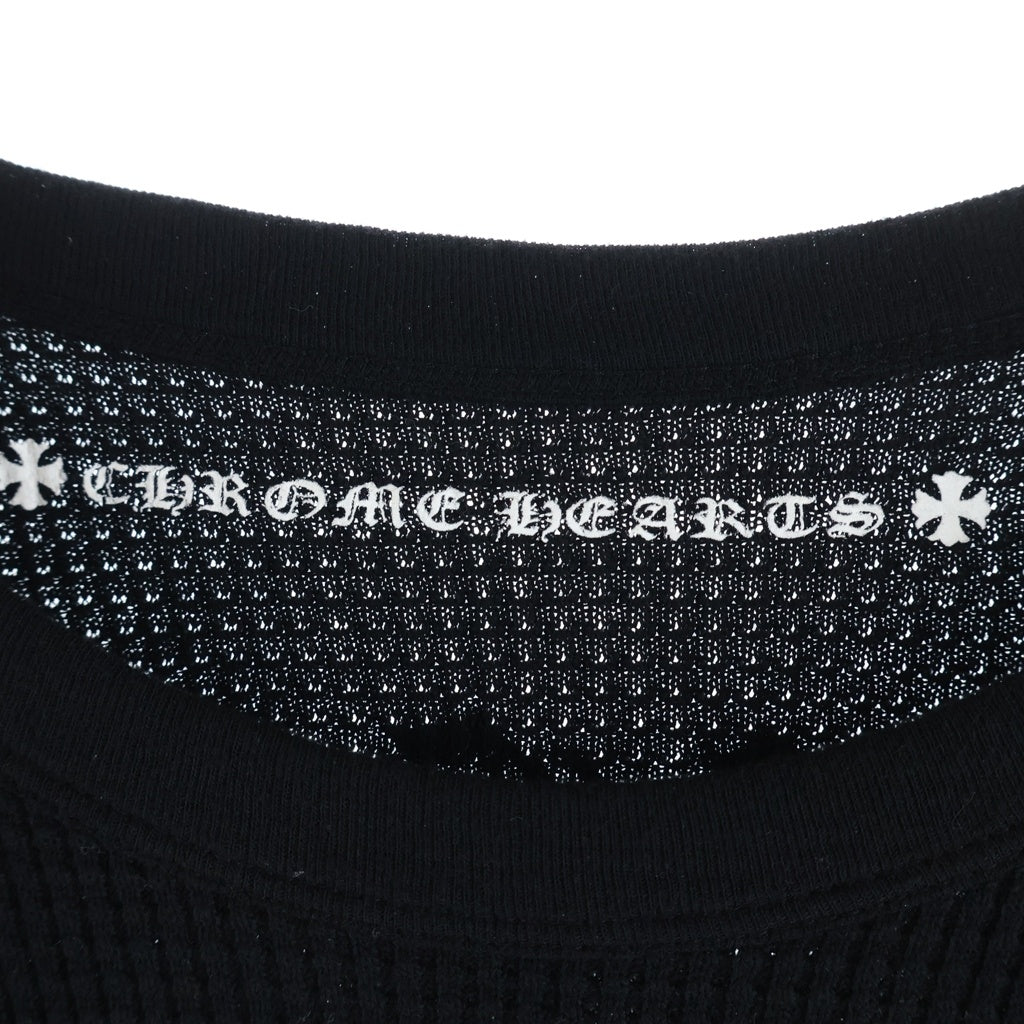 CHROME HEARTS(クロムハーツ) Thermal L/S Tee サーマルカットソー 袖フローラルプリント ブラック