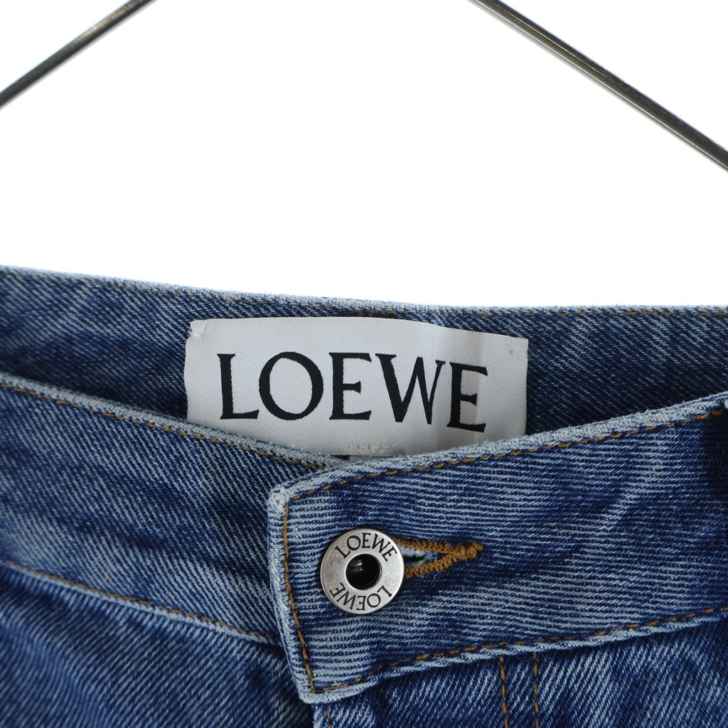 LOEWE(ロエベ) ANAGRAM BAGGY JEANS AF アナグラムバギージーンズ インディゴ H526Y11WA6