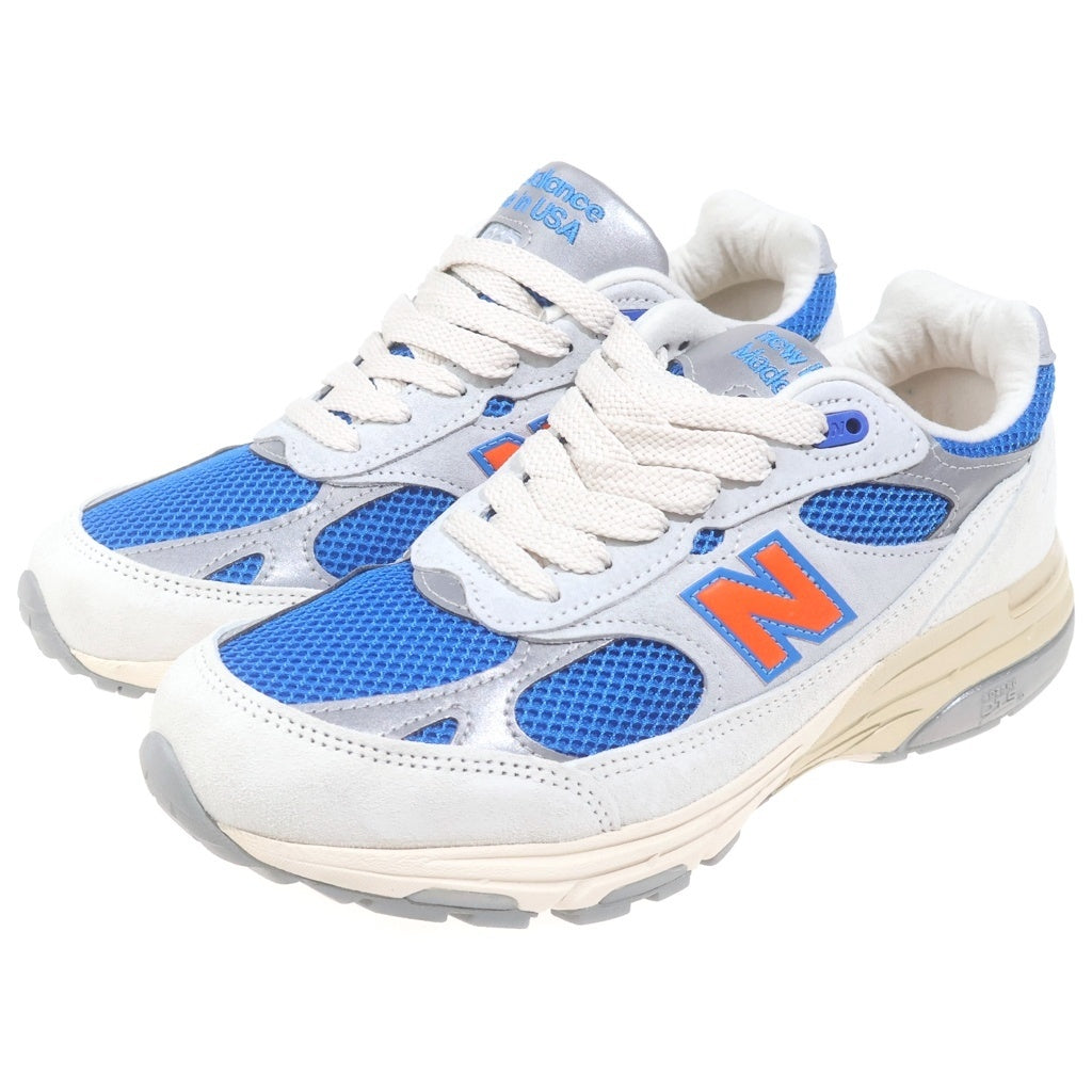 New Balance(ニューバランス) × KITH 993 ローカットスニーカー ホーム&アウェイ グレー/ブルー U993MS
