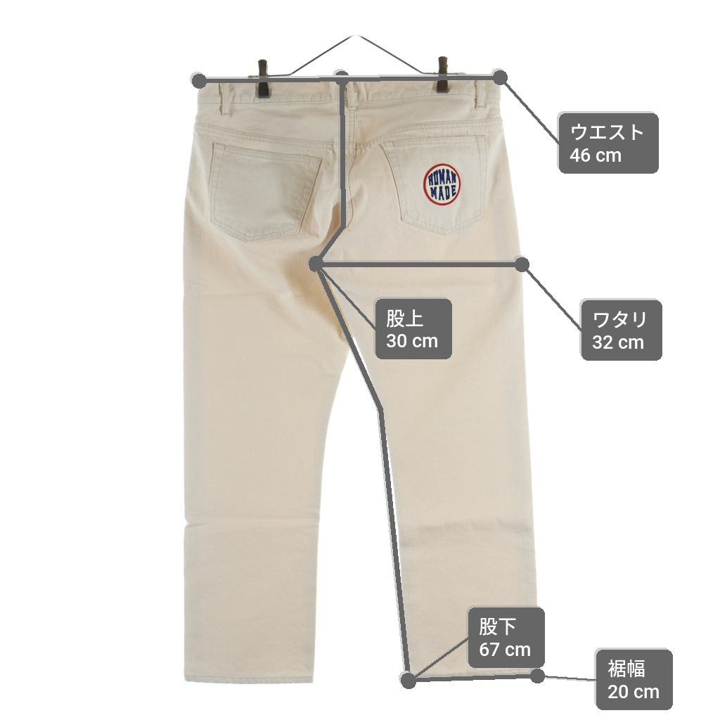 HUMAN MADE(ヒューマンメイド) PW Color Denim PWカラーデニム パンツ HM18PI004 べージュ