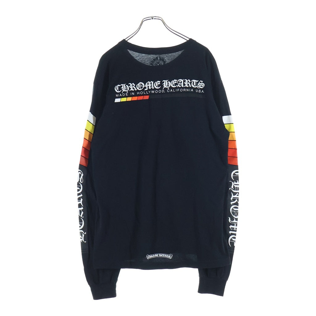 CHROME HEARTS(クロムハーツ) Arm Logo L/S Tee アームロゴプリント長袖Tシャツ ブラック