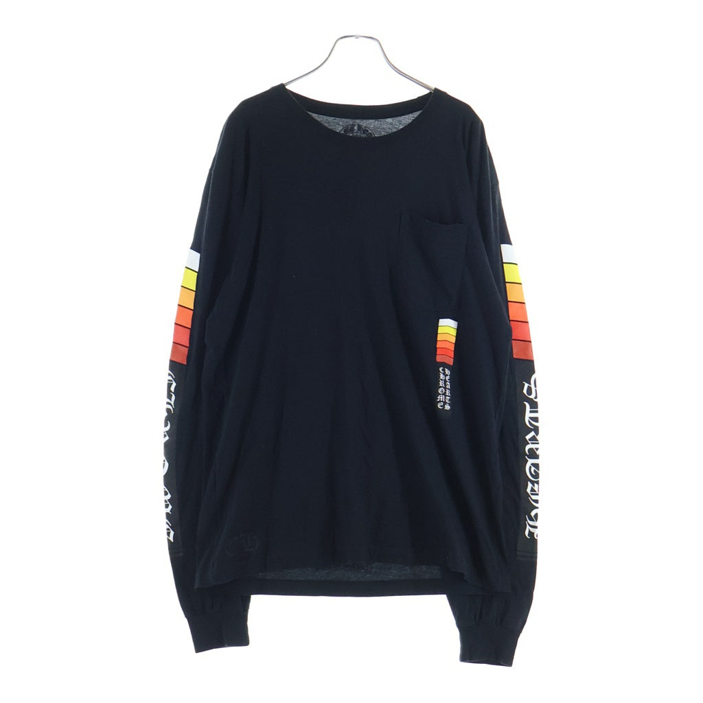 CHROME HEARTS(クロムハーツ) Arm Logo L/S Tee アームロゴプリント長袖Tシャツ ブラック