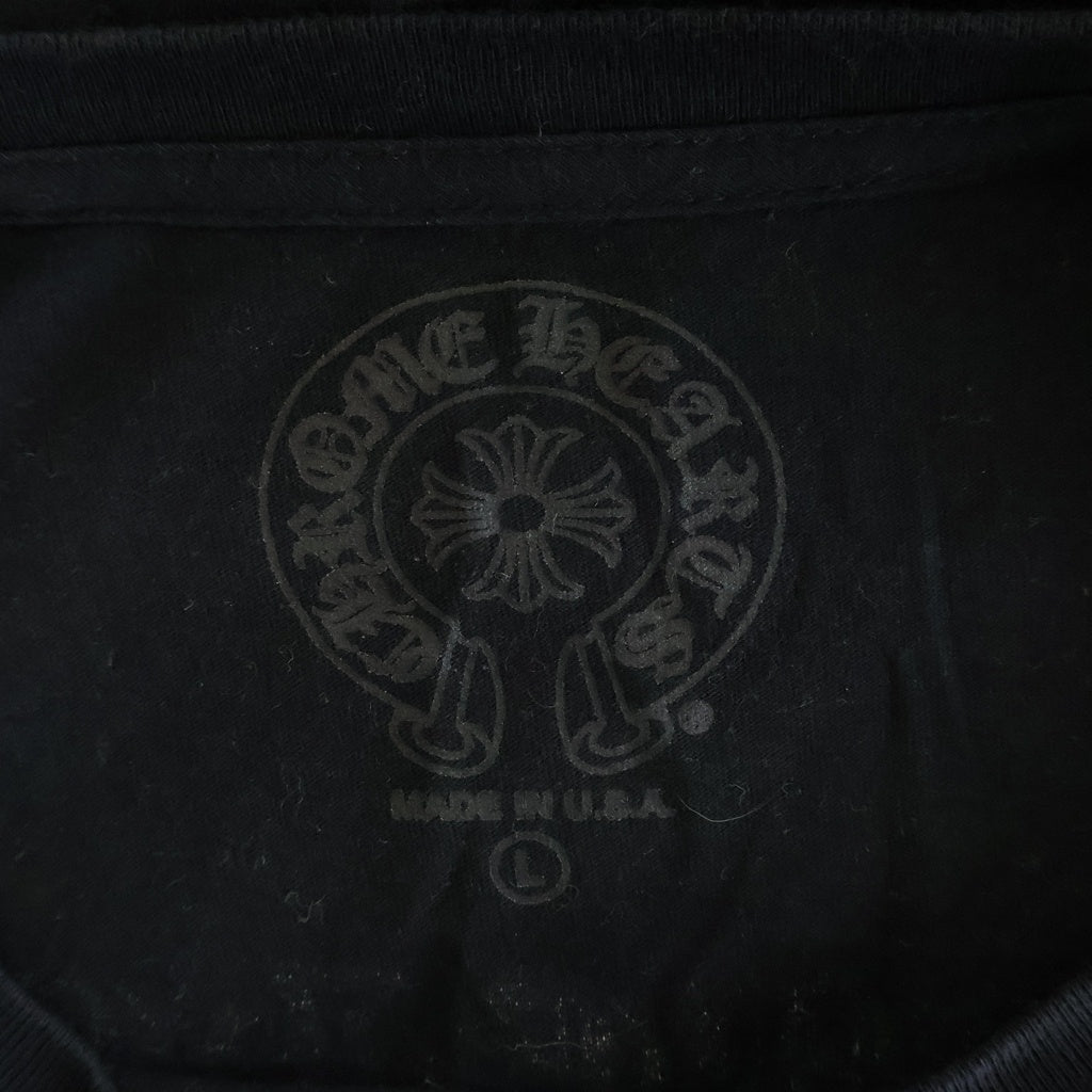 CHROME HEARTS(クロムハーツ) Arm Logo L/S Tee アームロゴプリント長袖Tシャツ ブラック
