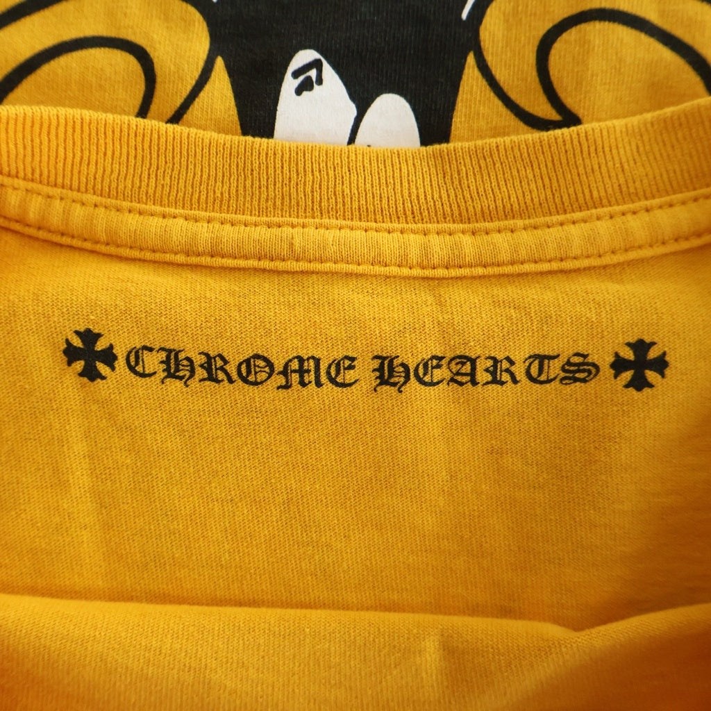 CHROME HEARTS(クロムハーツ) ×MATTY BOY PPO コールミー マスタード クルーネック長袖Tシャツ 長袖カットソー イエロー