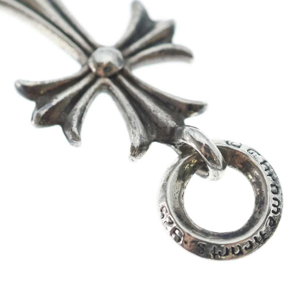 CHROME HEARTS(クロムハーツ) TINY CH CROSS タイニーCHクロス チャーム ネックレストップ シルバー オールド BCA382