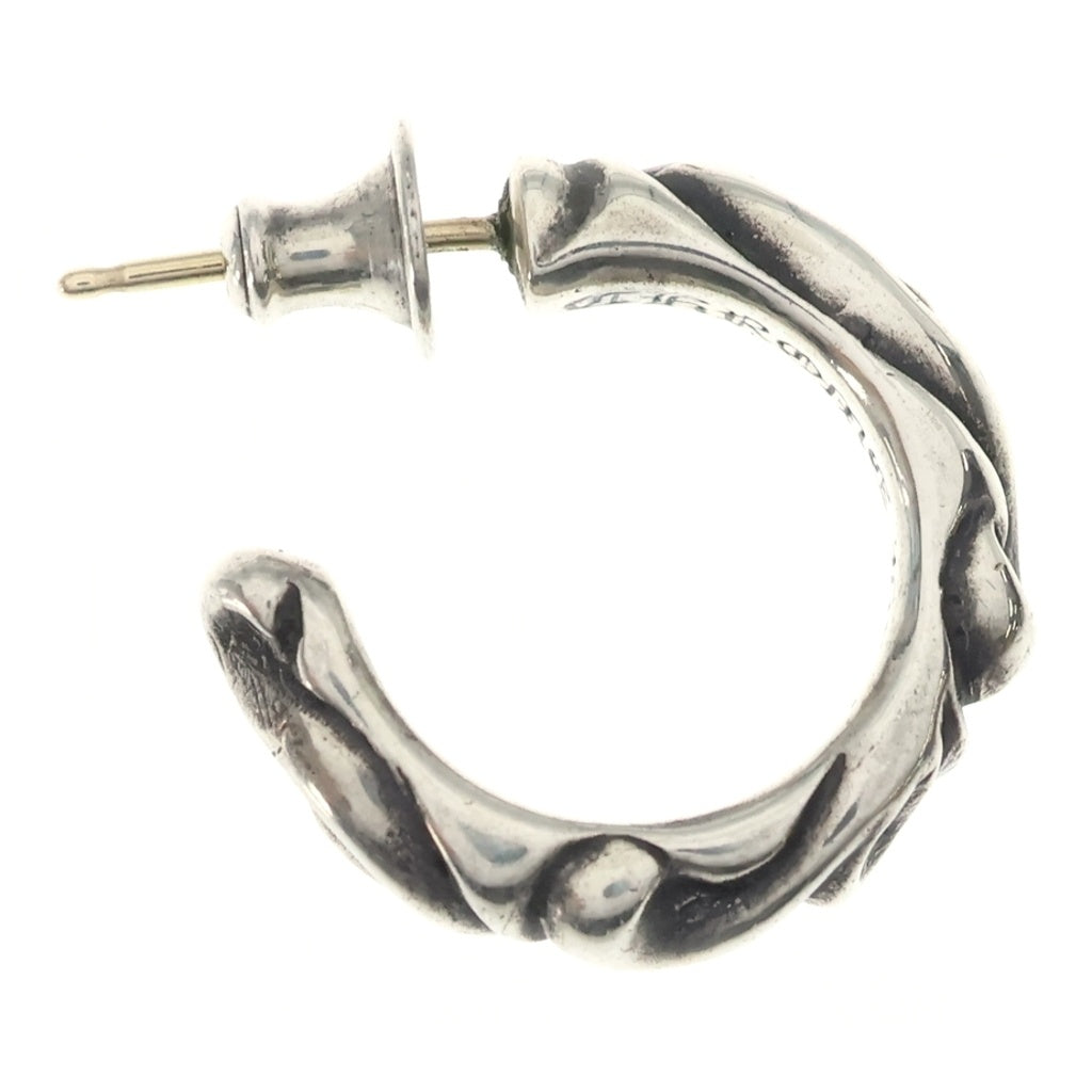 CHROME HEARTS(クロムハーツ) HOOP SCROOL スクロール フープピアス シルバー BCA102