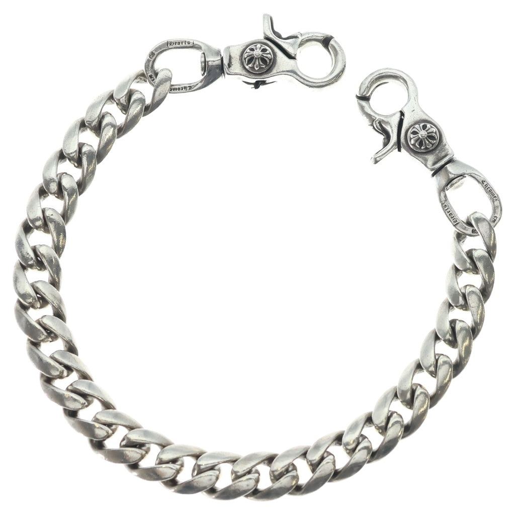 CHROME HEARTS(クロムハーツ) CLASSIC SHORT-T/ 2クリップショートクラシック ウォレットチェーン シルバー BCA068