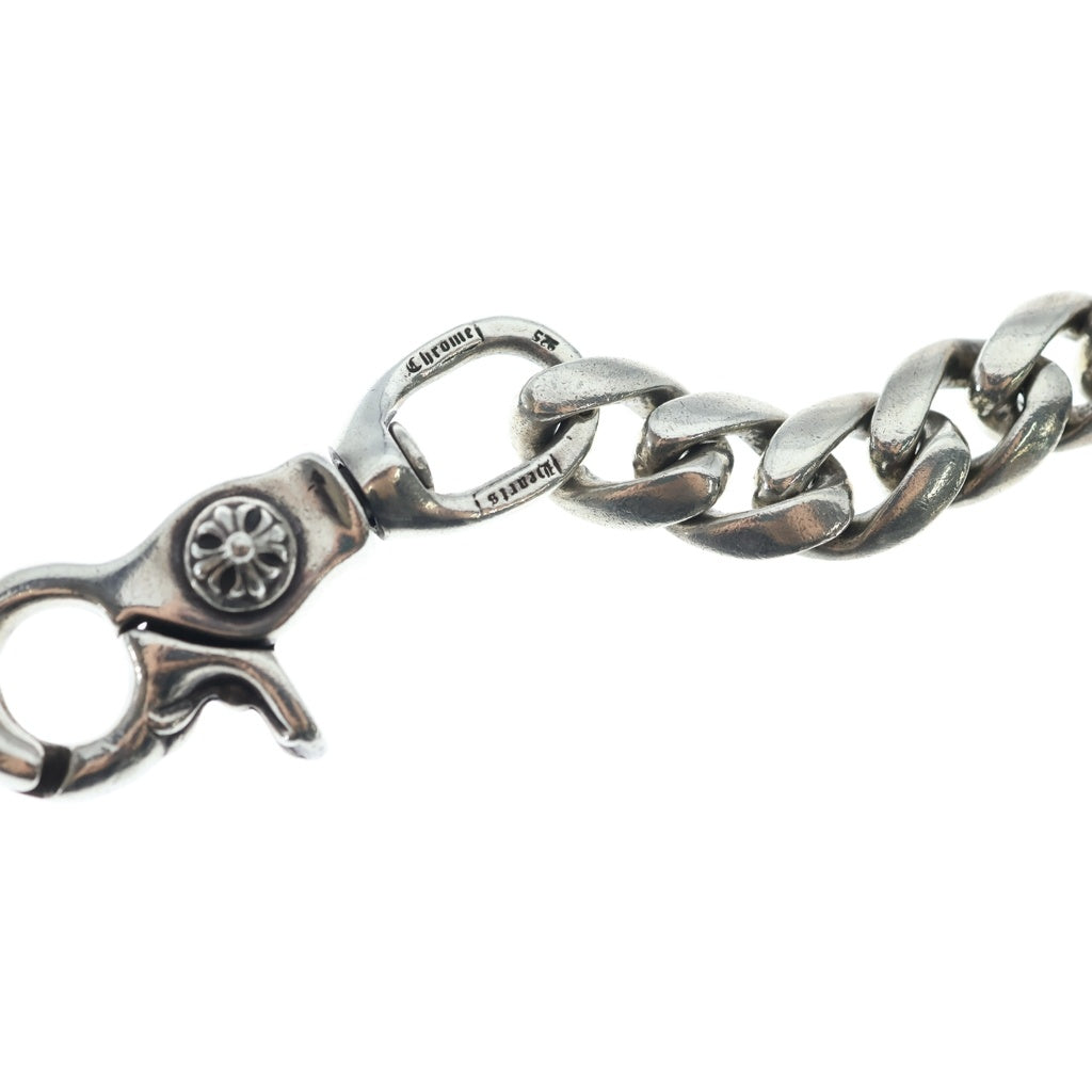 CHROME HEARTS(クロムハーツ) CLASSIC SHORT-T/ 2クリップショートクラシック ウォレットチェーン シルバー BCA068