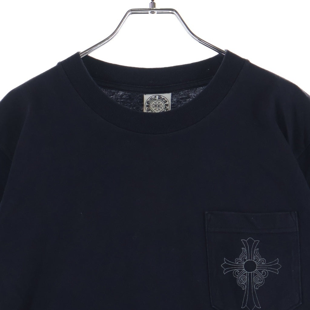 CHROME HEARTS(クロムハーツ) OLD LOS ANGELS BACK SCROLL FUCK YOU S/S TEE オールド ロサンゼルス限定 バックスクロールプリント半袖Tシャツ ブラック/シルバー