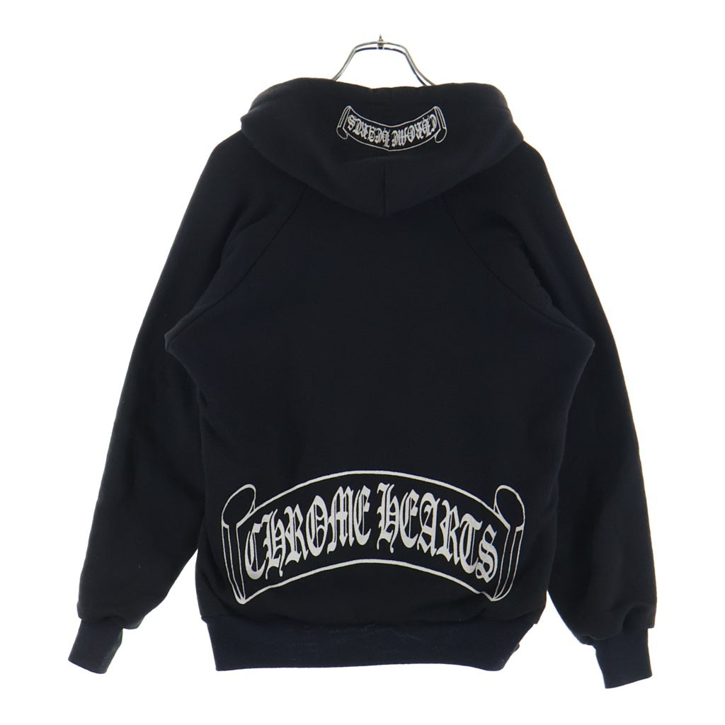 CHROME HEARTS(クロムハーツ) 初期 CAMBERタグ オールド バックスクロールプリントスウェットパーカー ブラック