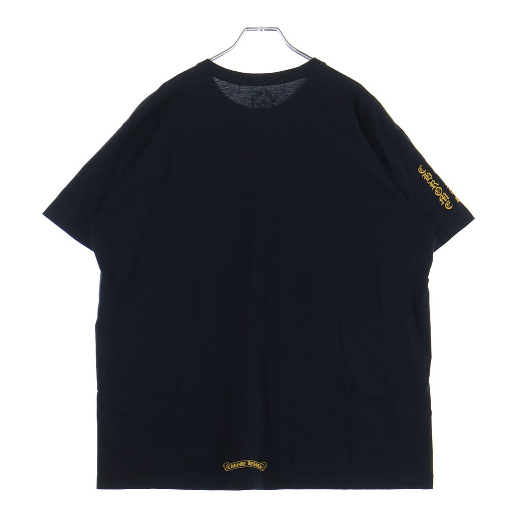 CHROME HEARTS(クロムハーツ) Vine Dagger S/S Tee ヴァインダガープリント半袖Tシャツ ブラック/イエロー