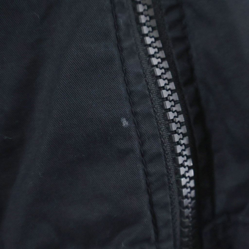 STONE ISLAND(ストーンアイランド) 22AW Patch Pocket Overshirt Jacket 771510910 ポケット ジップ アップ シャツ ジャケット ブラック