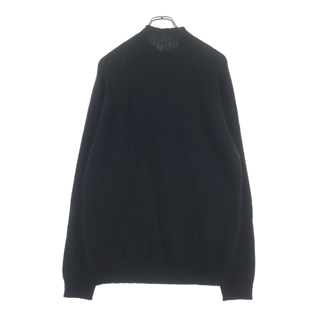 HERMES(エルメス) ネックジップ カシミヤ タートルネックセーター グレー