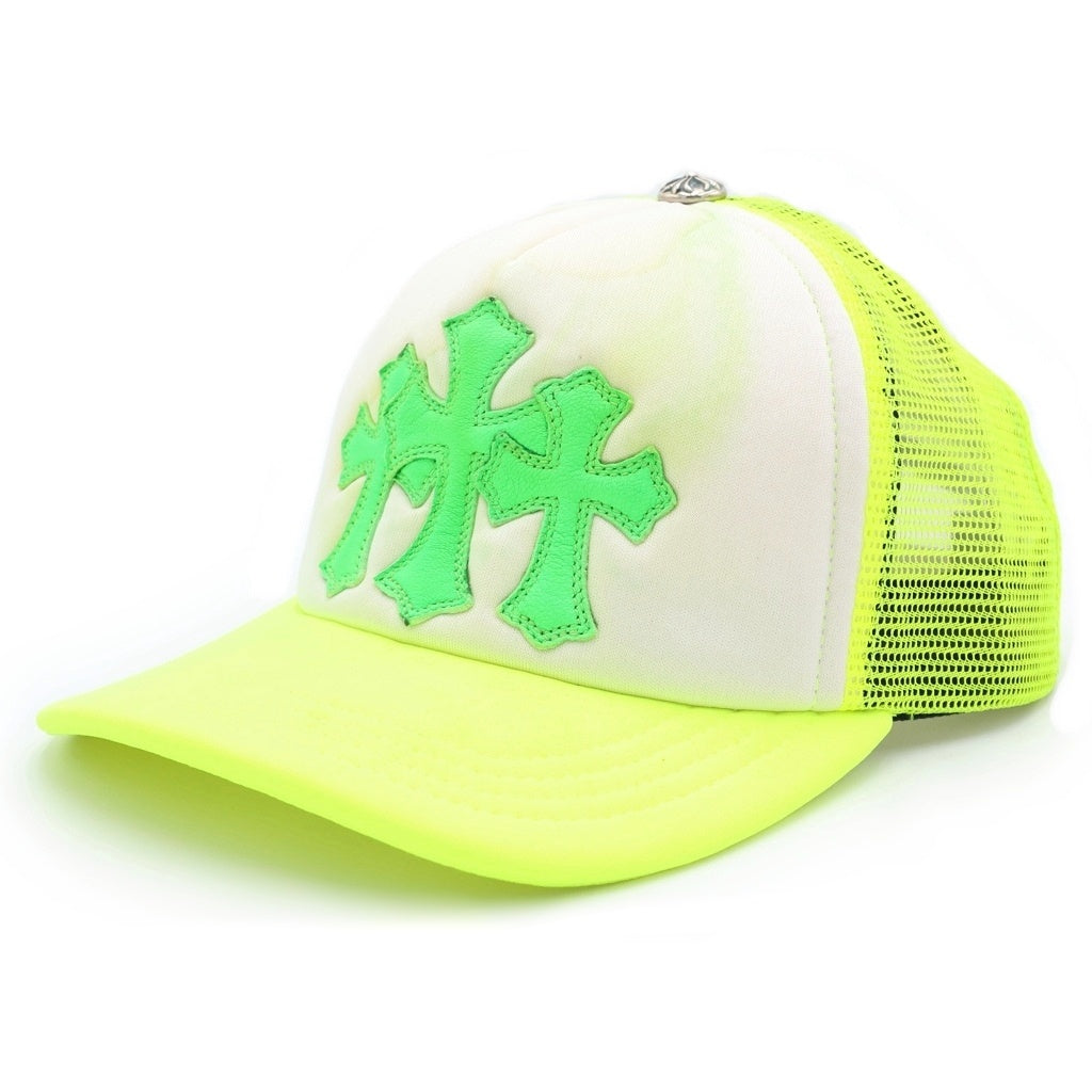 CHROME HEARTS(クロムハーツ) CRS PATCH Trucker Cap クロスパッチ メッシュトラッカー キャップ オレンジ
