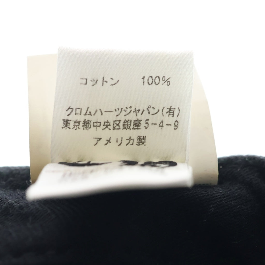 CHROME HEARTS(クロムハーツ) RS3 BASEBALL CAP フロントモチーフ刺繍 クロスボール ベースボールキャップ 帽子 ブラック