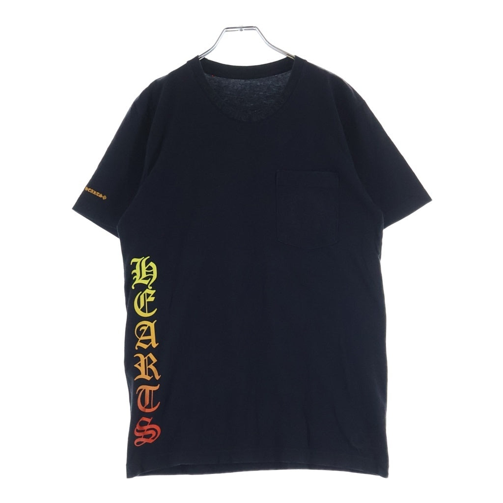 CHROME HEARTS(クロムハーツ) Neck Logo Horseshoe S/S Tee ネックロゴ ホースシュープリント半袖Tシャツ ブラック