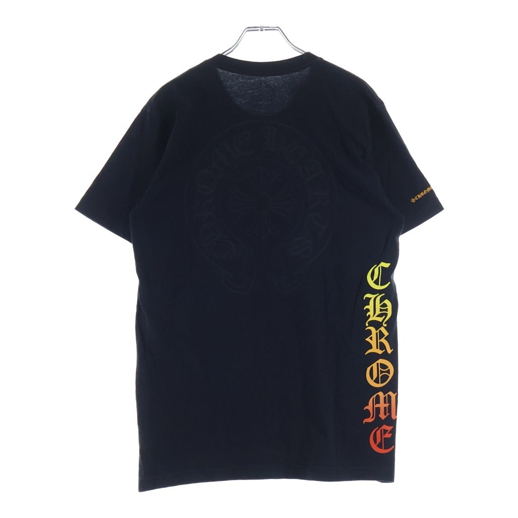 CHROME HEARTS(クロムハーツ) Neck Logo Horseshoe S/S Tee ネックロゴ ホースシュープリント半袖Tシャツ ブラック