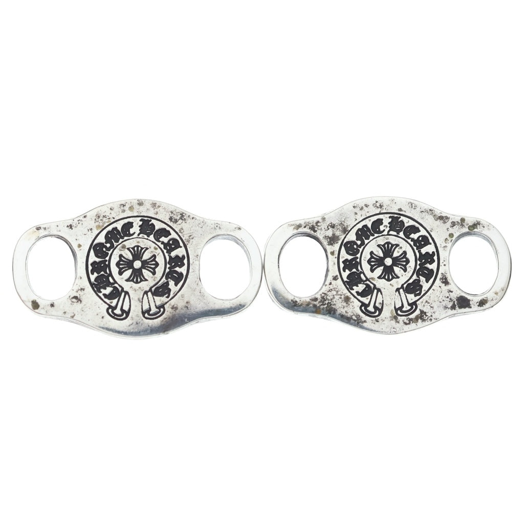 CHROME HEARTS(クロムハーツ) SHOELACE SET V1 シューレース デュブレ 2個セット シルバー BCA313