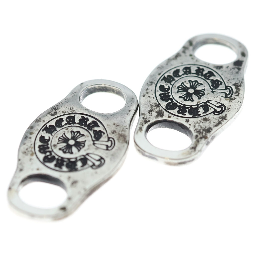 CHROME HEARTS(クロムハーツ) SHOELACE SET V1 シューレース デュブレ 2個セット シルバー BCA313