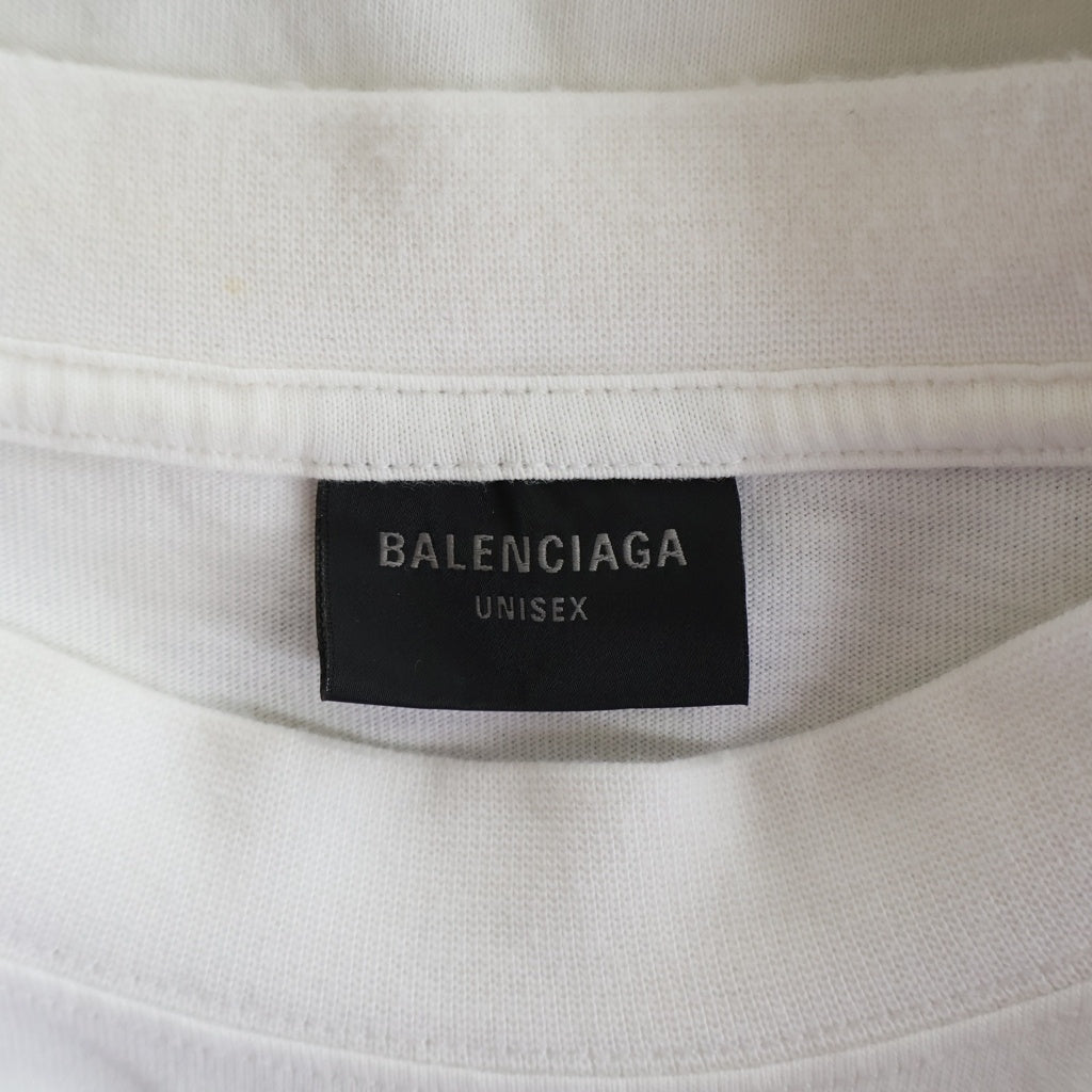 BALENCIAGA(バレンシアガ) Basketball Series バスケットシリーズ モックネックTシャツ ホワイト 787349 TRVW9