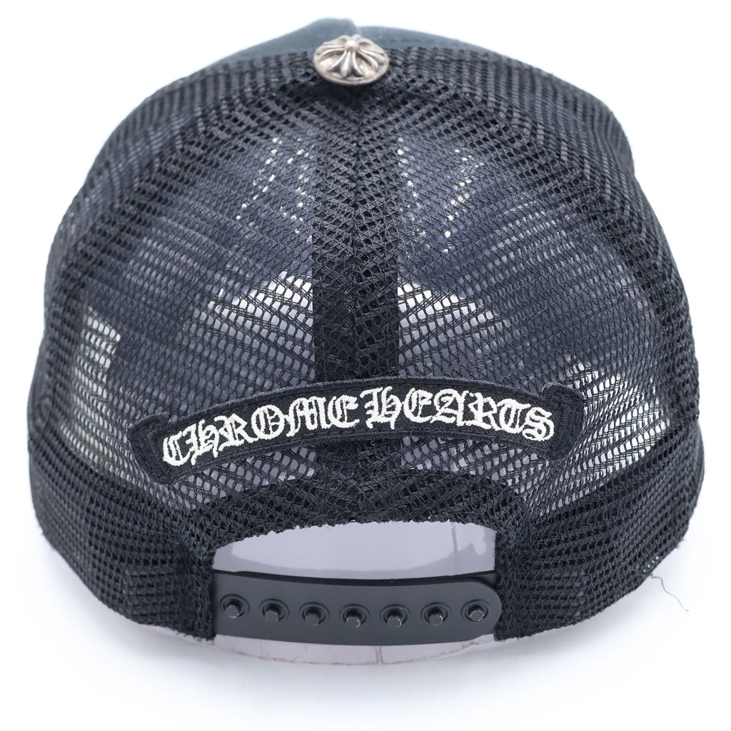 CHROME HEARTS(クロムハーツ) Trucker Cap Eyechart トラッカーキャップ アイチャート ロゴプリント ブラック