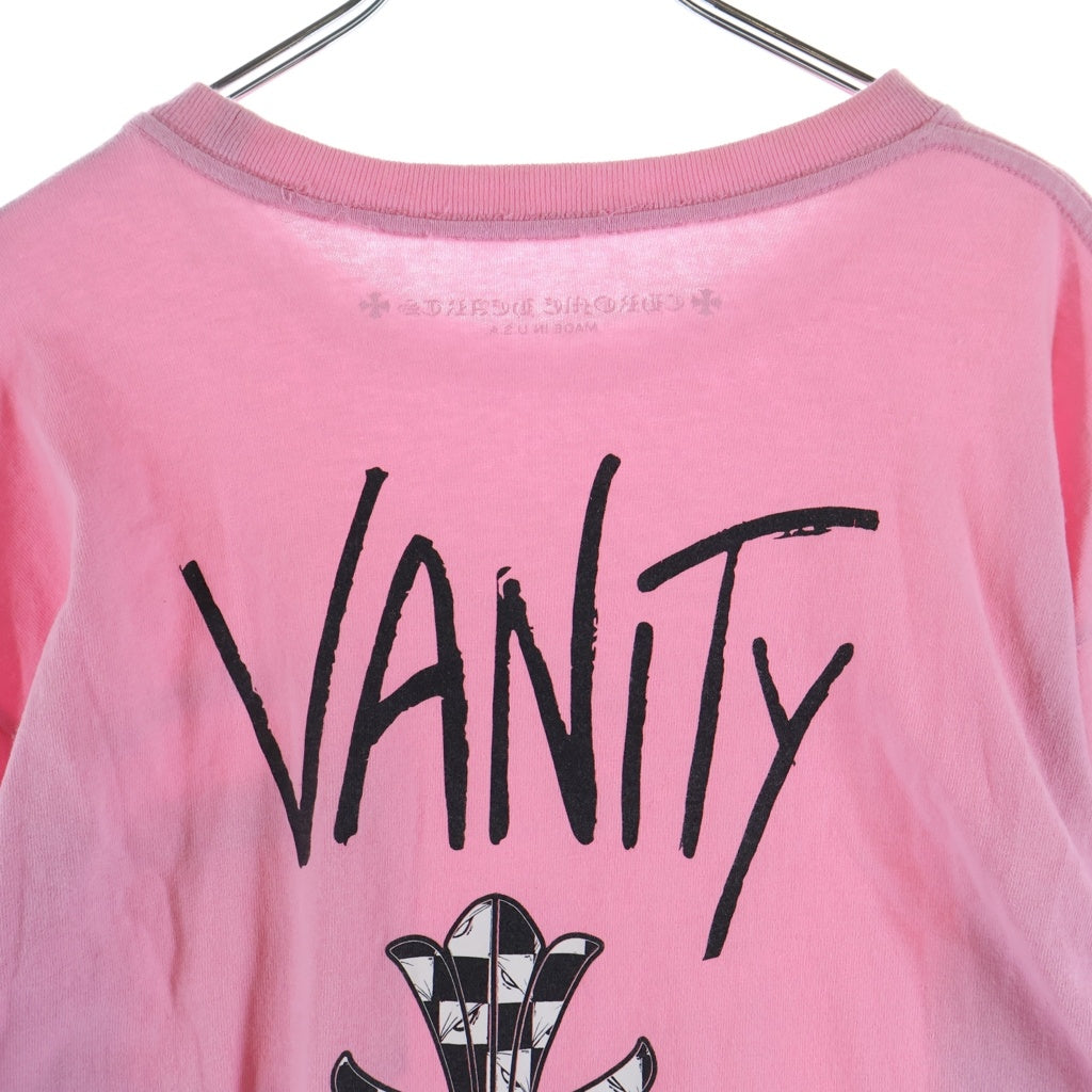 CHROME HEARTS(クロムハーツ) MATTY BOY Matty Boy Vanity マッティボーイ クルーネック 長袖Tシャツ カットソー ピンク