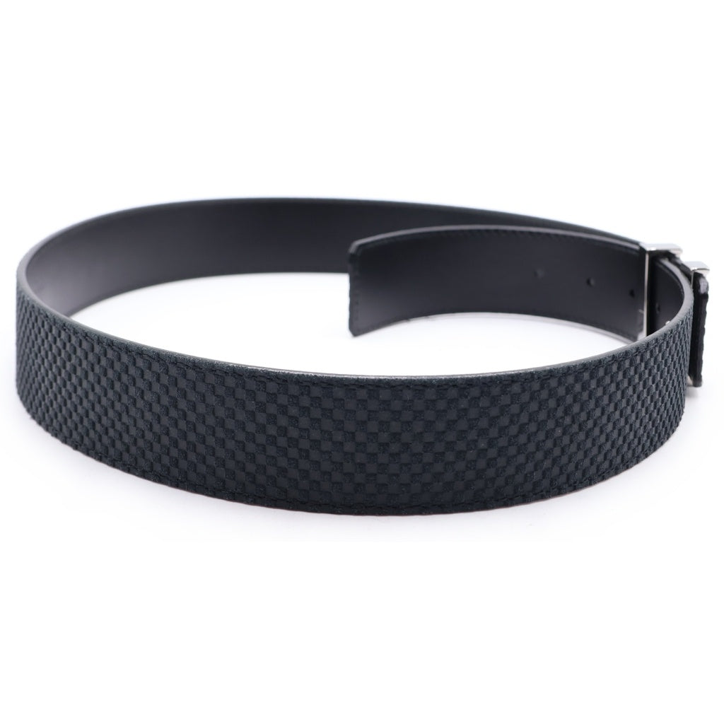 LOUIS VUITTON(ルイヴィトン) サンチュールLVイニシャル マイクロダミエ ベルト ブラック M6875