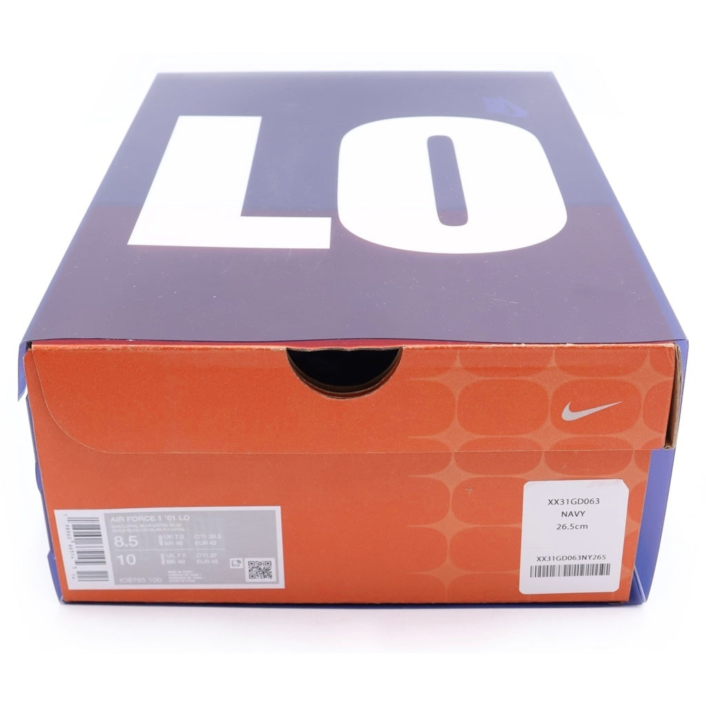 NIKE(ナイキ) ×NIGO AIR FORCE 1 '01 LO LAST ORGY 2 エアフォース1 '01 ロー ラストオージー2 ローカットスニーカー ホワイト/ネイビー US8.5/26.5cm