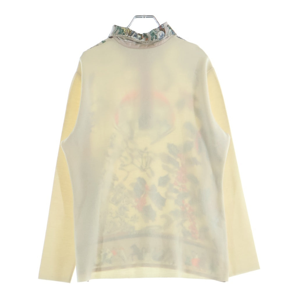 HERMES(エルメス) NEIGE D'ANTAN ツイルレーヌ ハイゲージニット 長袖シャツ レディース マルチ