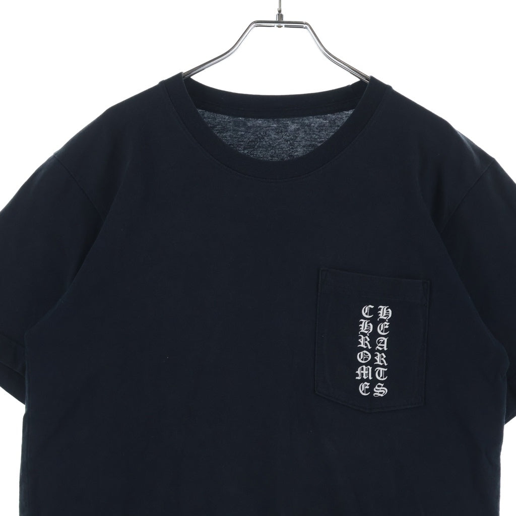 CHROME HEARTS(クロムハーツ) Osaka Back Scroll Label Logo S/S Tee 大阪限定 バックスクロールラベル半袖Tシャツ ブラック/ホワイト