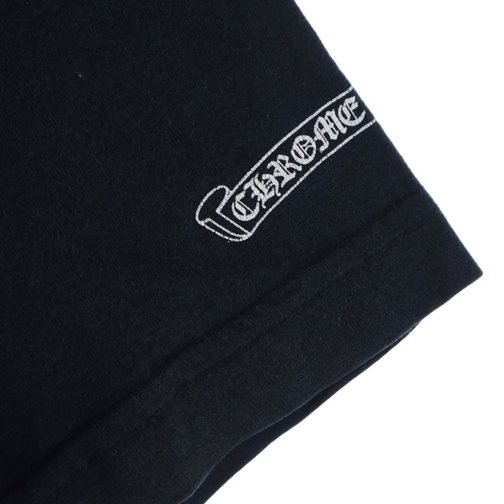 CHROME HEARTS(クロムハーツ) Osaka Back Scroll Label Logo S/S Tee 大阪限定 バックスクロールラベル半袖Tシャツ ブラック/ホワイト