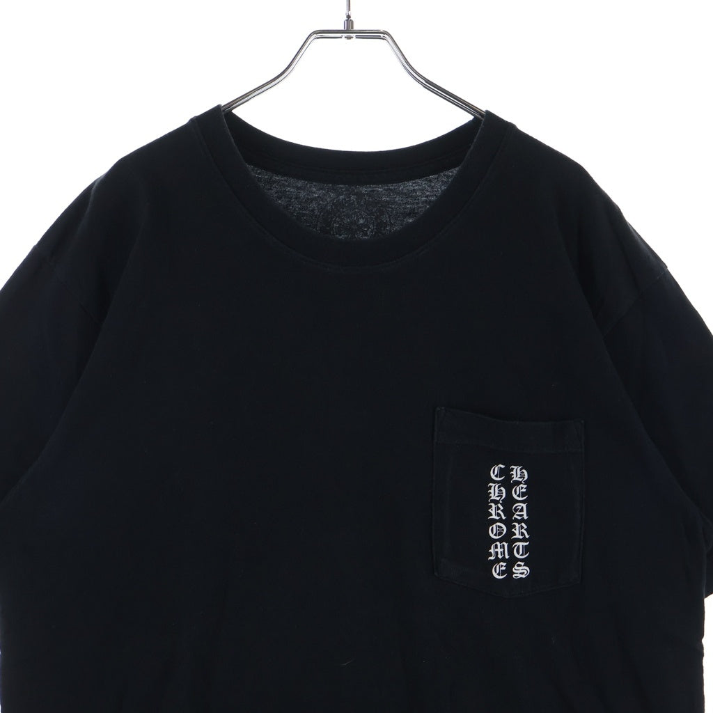 CHROME HEARTS(クロムハーツ) Osaka Back Scroll Label Logo S/S Tee 大阪限定 バックスクロールラベル半袖Tシャツ ブラック/ホワイト