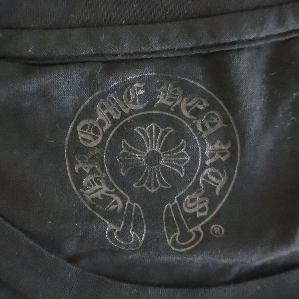 CHROME HEARTS(クロムハーツ) OLD Back CH Plus S/S Tee オールド バック CHプラスプリント半袖Tシャツ ブラック