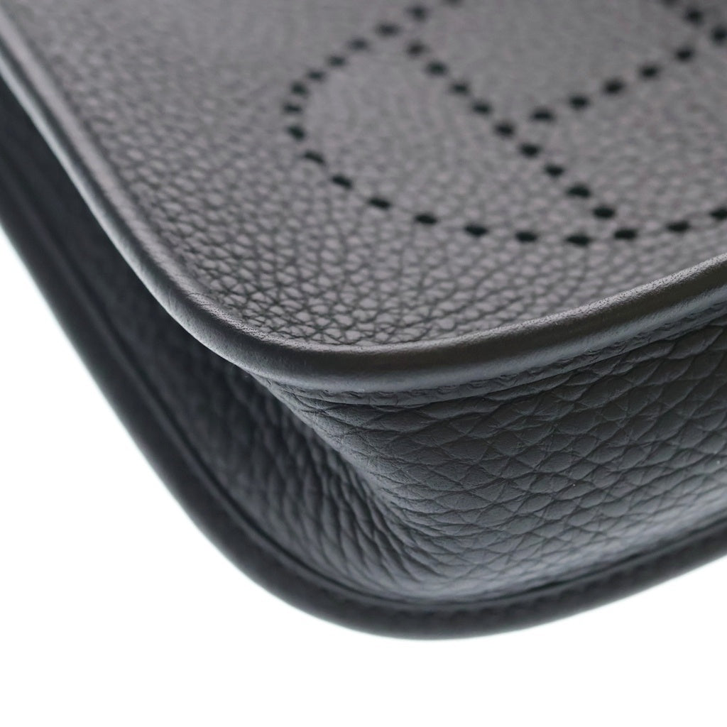 HERMES(エルメス) エヴリン TPM G刻印 トリヨンクレマンス シルバー金具 ショルダーバッグ ブラック レディース