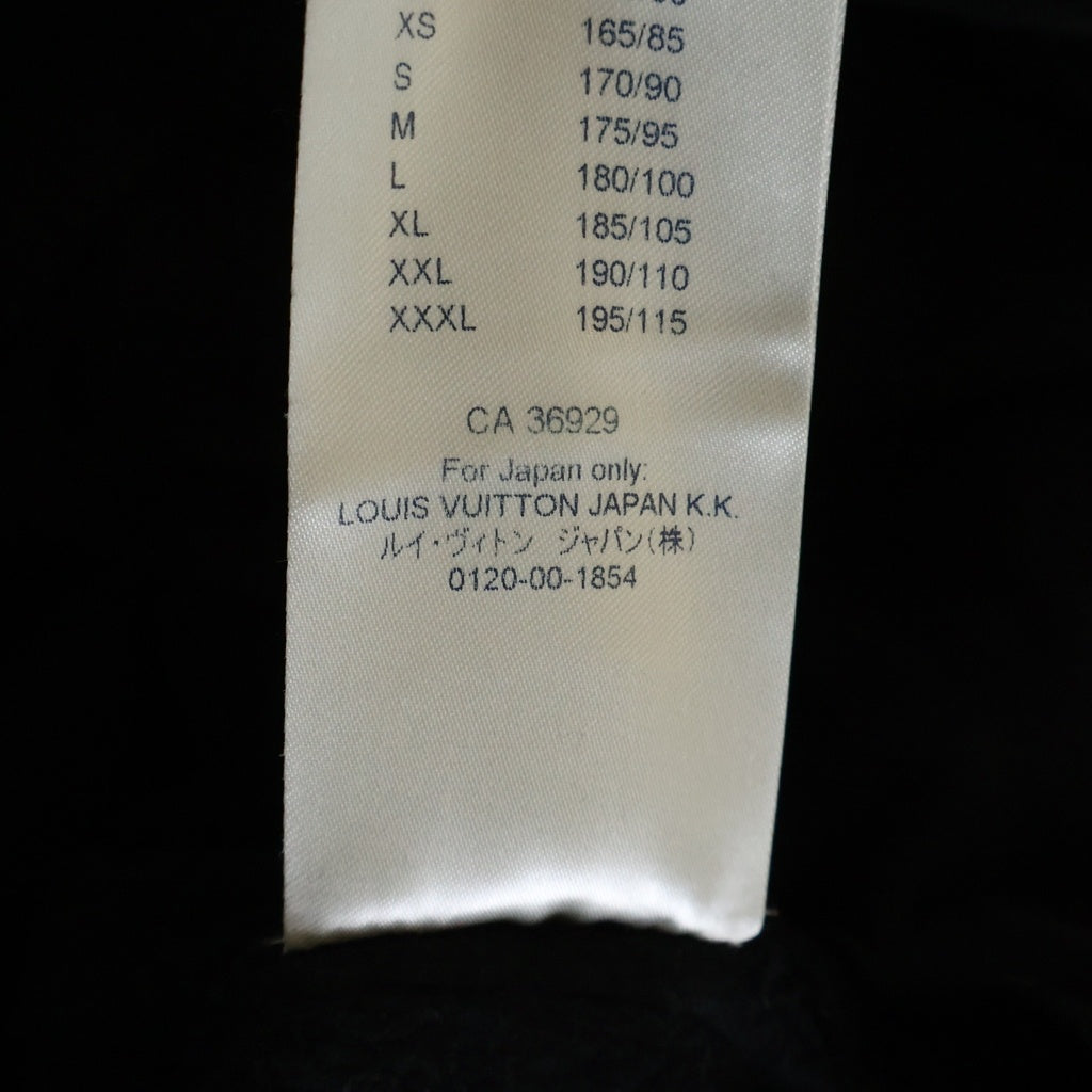 LOUIS VUITTON(ルイヴィトン) 21SS モノグラム サークルカット パーカー RM211Q RLE HKY43W プルオーバーパーカー フーディー ブラック