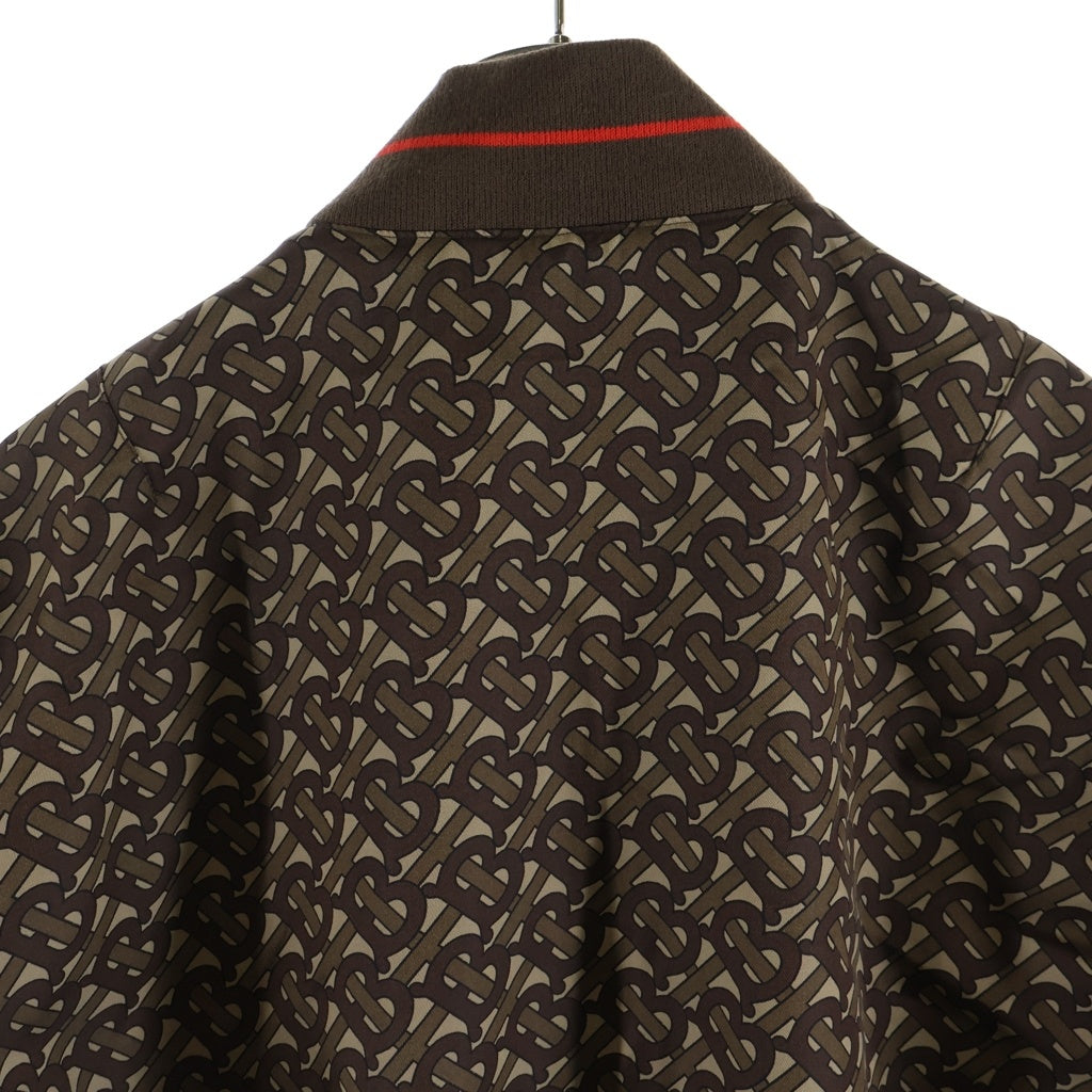 BURBERRY(バーバリー) 19AW TBモノグラム ストライプ プリント ボマージャケット ブラウン 8021249