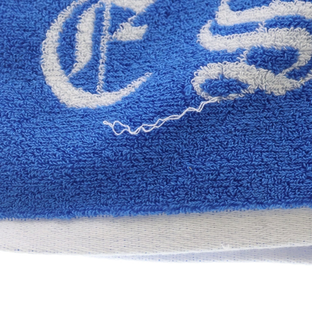CHROME HEARTS(クロムハーツ) Beach Towel Cem セメタリークロス総柄 ビーチタオル ブルー/ホワイト