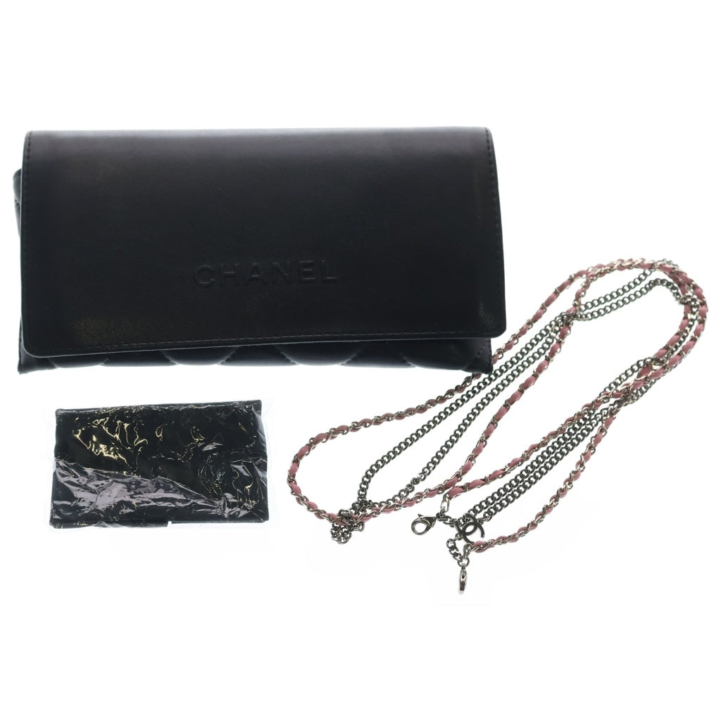 CHANEL(シャネル) ココマーク チェーンスクエアシェイプサングラス 眼鏡 A71291 ピンク レディース