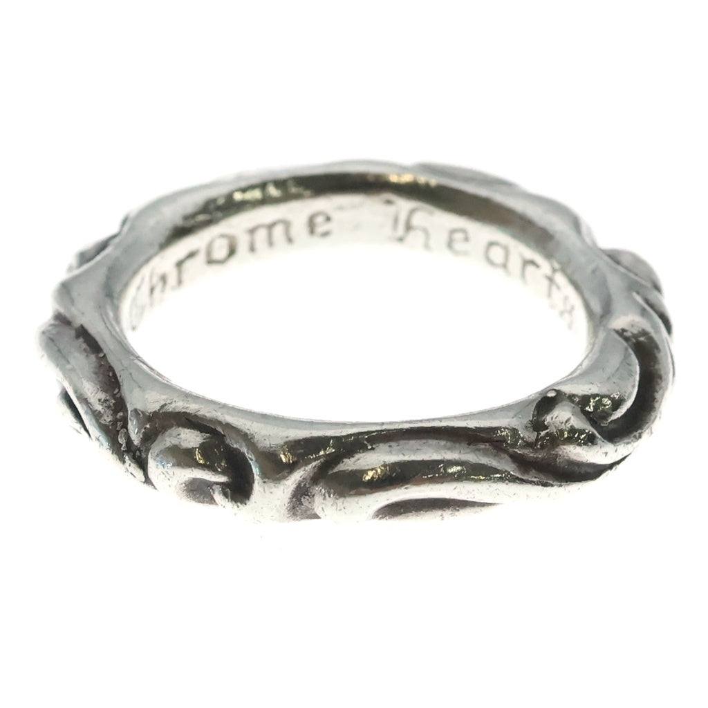 CHROME HEARTS(クロムハーツ) SCRL BAND スクロールバンド リング シルバー BCA351