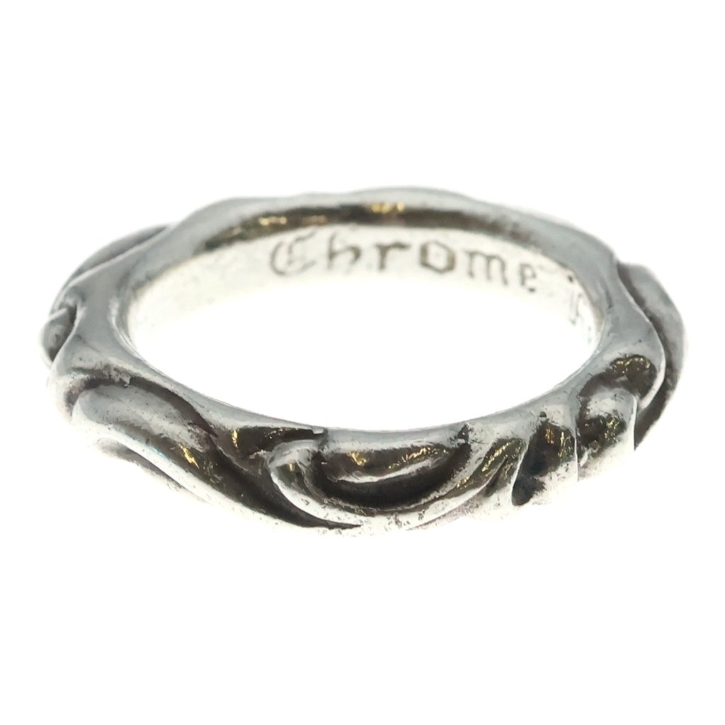 CHROME HEARTS(クロムハーツ) SCRL BAND スクロールバンド リング シルバー BCA351