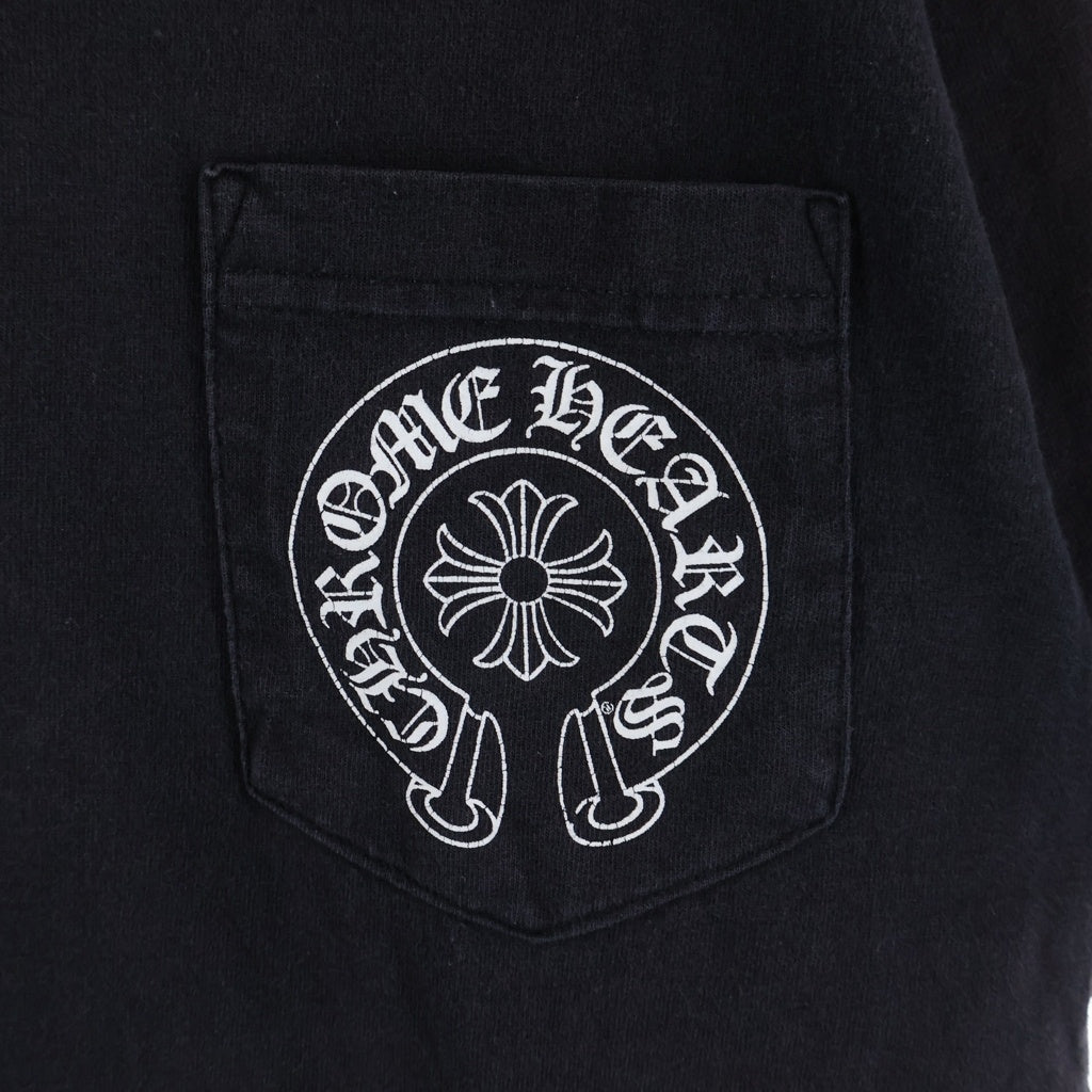 CHROME HEARTS(クロムハーツ) OLD S/S TEE オールド ホノルル限定 ホースシュープリント半袖Tシャツ カットソー ブラック