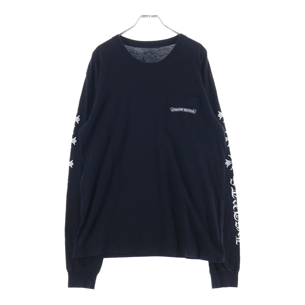 CHROME HEARTS(クロムハーツ) 6 CH PLS L/S TEE CHプラスプリント長袖Tシャツ ブラック