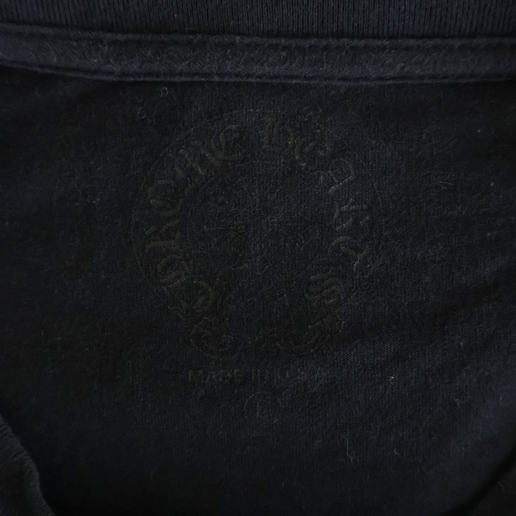 CHROME HEARTS(クロムハーツ) 6 CH PLS L/S TEE CHプラスプリント長袖Tシャツ ブラック
