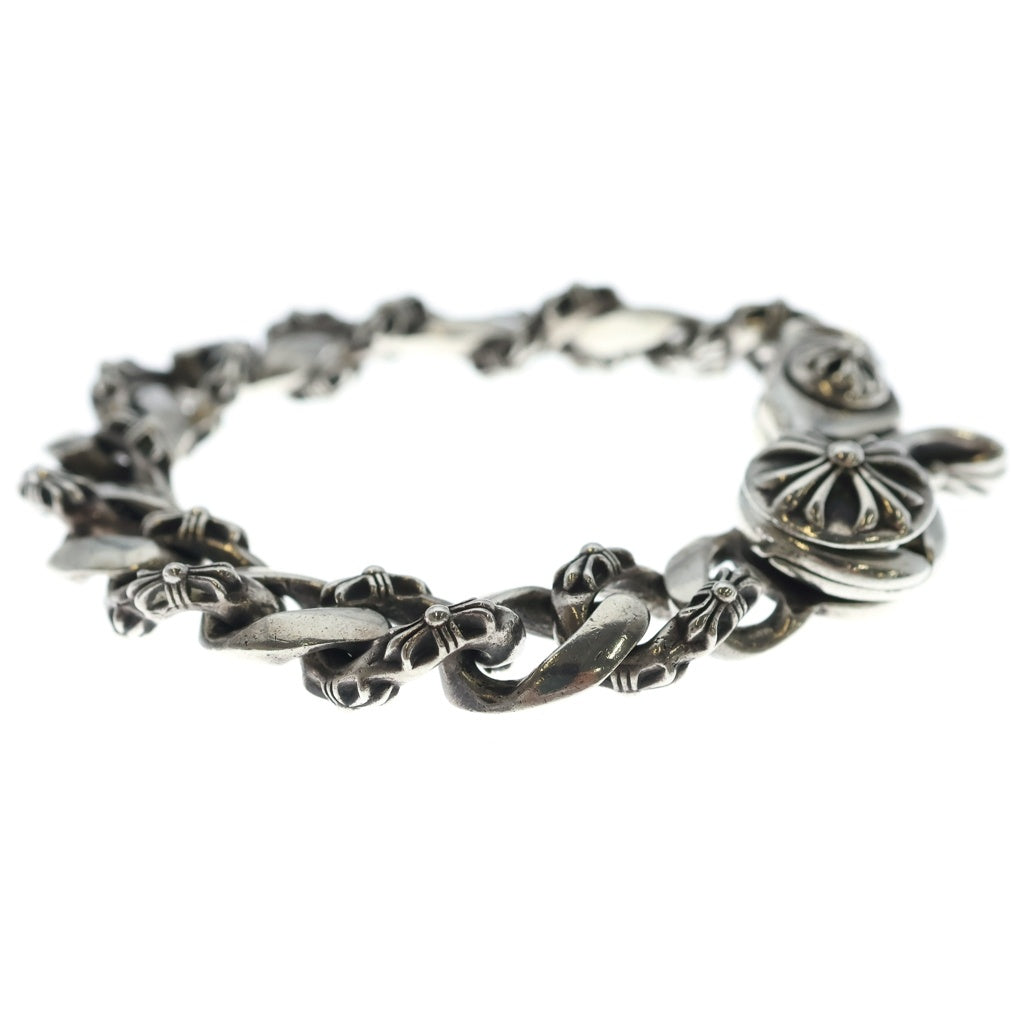 CHROME HEARTS(クロムハーツ) FNCY CHN LNK ファンシーリンククリップブレスレット 15リンク シルバー BCA145